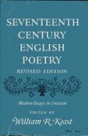 Cover for Seventeenth-century English poetry