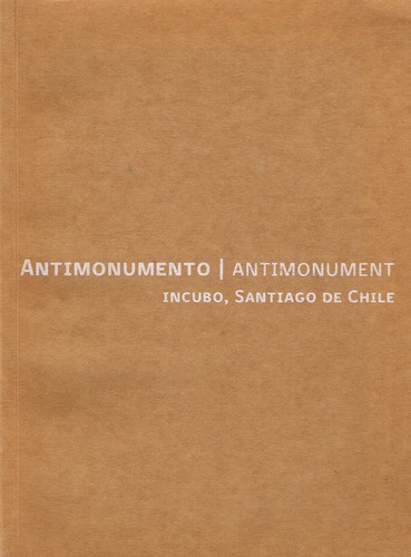 Cover for Antimonumento