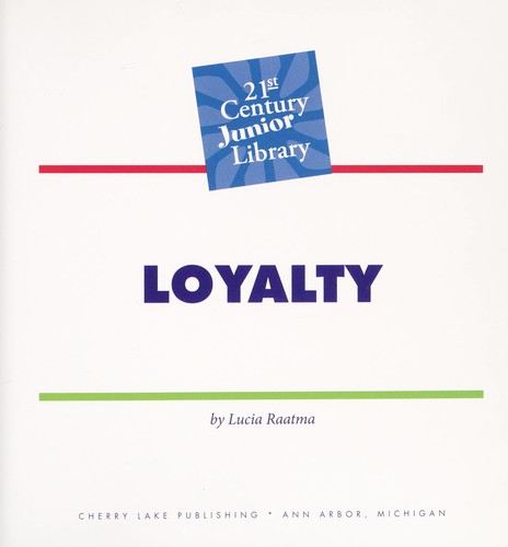 Cover for Loyalty