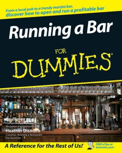 Cover for Running a Bar For Dummies (For Dummies (Business & Personal Finance))