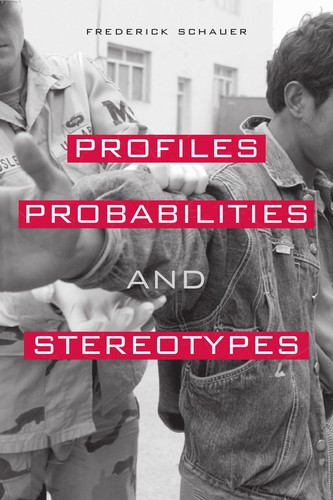 Cover for Profiles, probabilities, and stereotypes