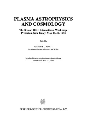 Cover for Plasma Astrophysics and Cosmology