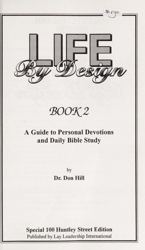 Cover for Life by design