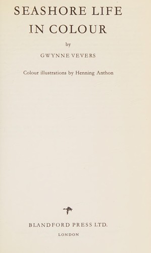 Cover for Seashore life in colour