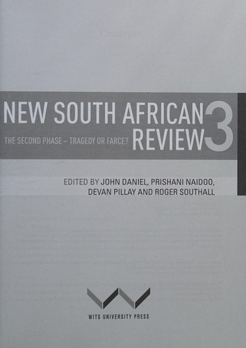 Cover for New South African Review 3