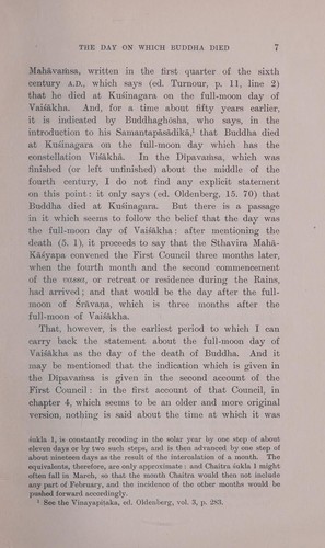 Cover for The day on which Buddha died