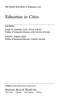 Cover for Education in cities