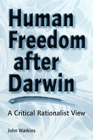 Cover for Human freedom after Darwin