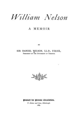 Cover for William Nelson