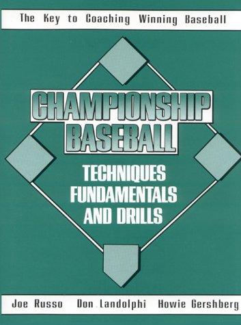 Cover for Championship baseball