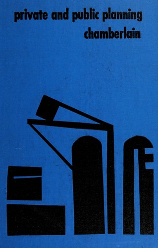 Cover for Private and public planning