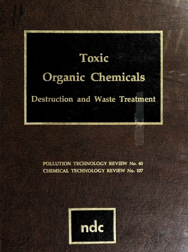 Cover for Toxic organic chemicals, destruction and waste treatment