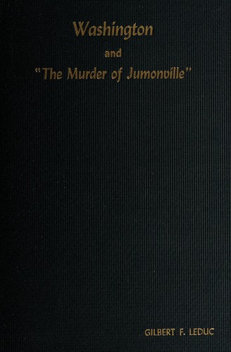 Cover for Washington and "the murder of Jumonville"