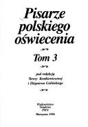 Cover for Pisarze polskiego Oświecenia
