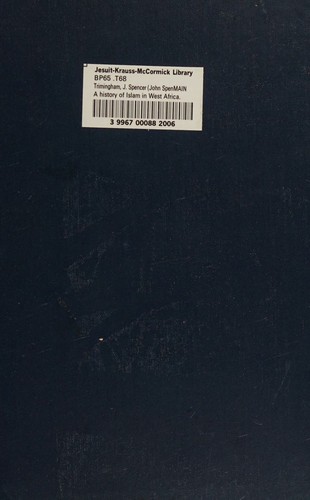 Cover for A history of Islam in West Africa