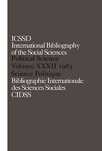Cover for International bibliography of the social sciences. 1983.