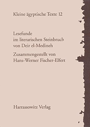 Cover for Lesefunde im literarischen Steinbruch von Deir el-Medineh