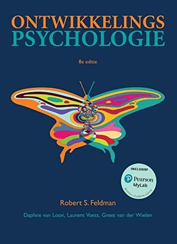 Cover for Ontwikkelingspsychologie