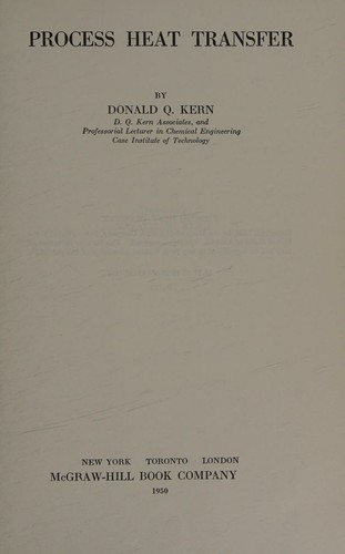 Cover for Process heat transfer