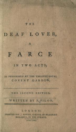 Cover for The deaf lover