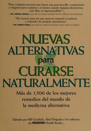 Cover for Nuevas alternativas para curarse naturalmente