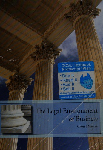 Cover for The legal environment of business