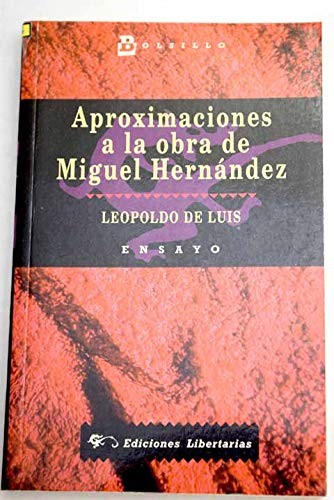 Cover for Aproximaciones a la obra de Miguel Hérnandez