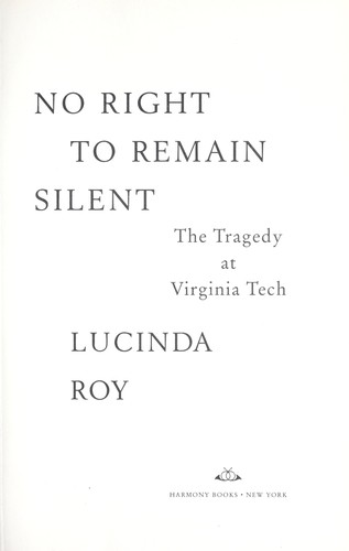 Cover for No right to remain silent
