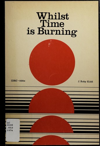 Cover for Whilst time is burning
