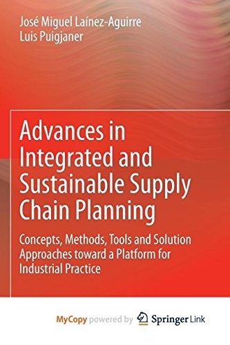 Cover for Advances in Integrated and Sustainable Supply Chain Planning