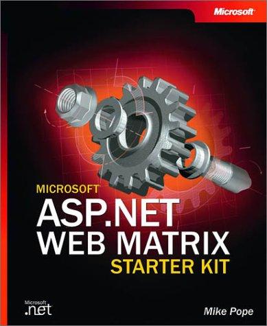 Cover for Microsoft ASP.NET Web Matrix Starter Kit