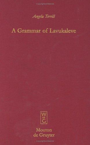 Cover for A grammar of Lavukaleve