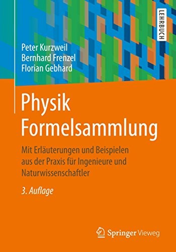 Cover for Physik Formelsammlung