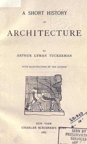 Cover for A short history of architecture