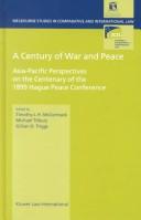 Cover for A century of war and peace