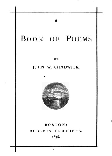Cover for A book of poems