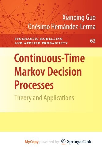 Cover for Continuous-Time Markov Decision Processes