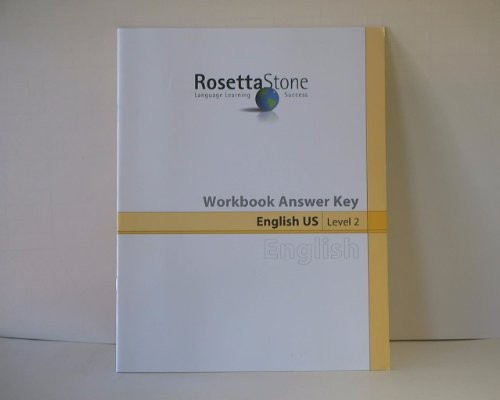 Cover for Rosetta Stone: English US Level 2 Workbook Answer Key ISBN 1883972876 2002