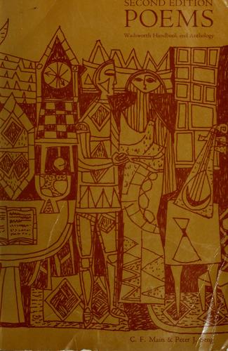 Cover for Poems, Wadsworth handbook and anthology