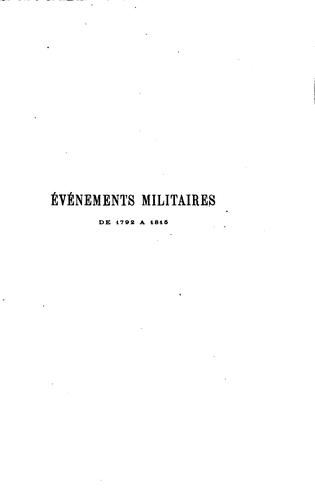 Cover for Biographie du général baron Testot-Ferry ... et exposé des événements ...