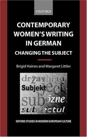 Cover for Contemporary women's writing in German