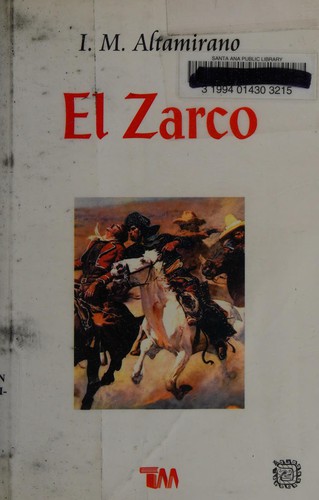Cover for El zarco
