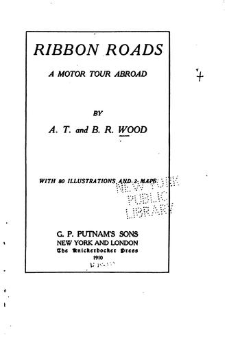 Cover for Ribbon roads