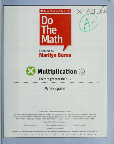 Cover for Do the math
