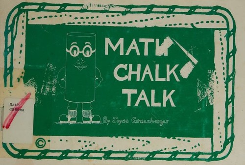 Cover for Math chalk talk