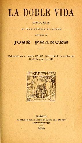 Cover for La doble vida