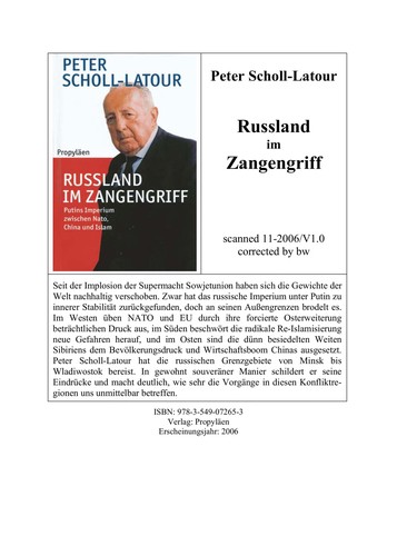 Cover for Russland im Zangengriff