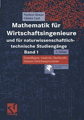 Cover for Mathematik für Wirtschaftsingenieure und für naturwissenschaftlich-technische Studiengänge