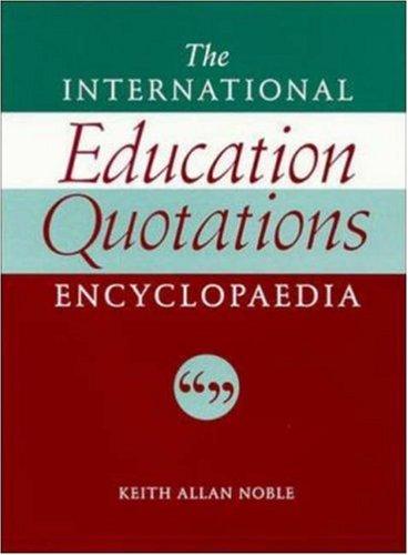Cover for International Education Quotations Encyclopaedia