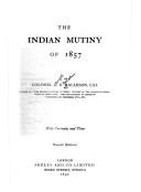 Cover for The Indian Mutiny of 1857